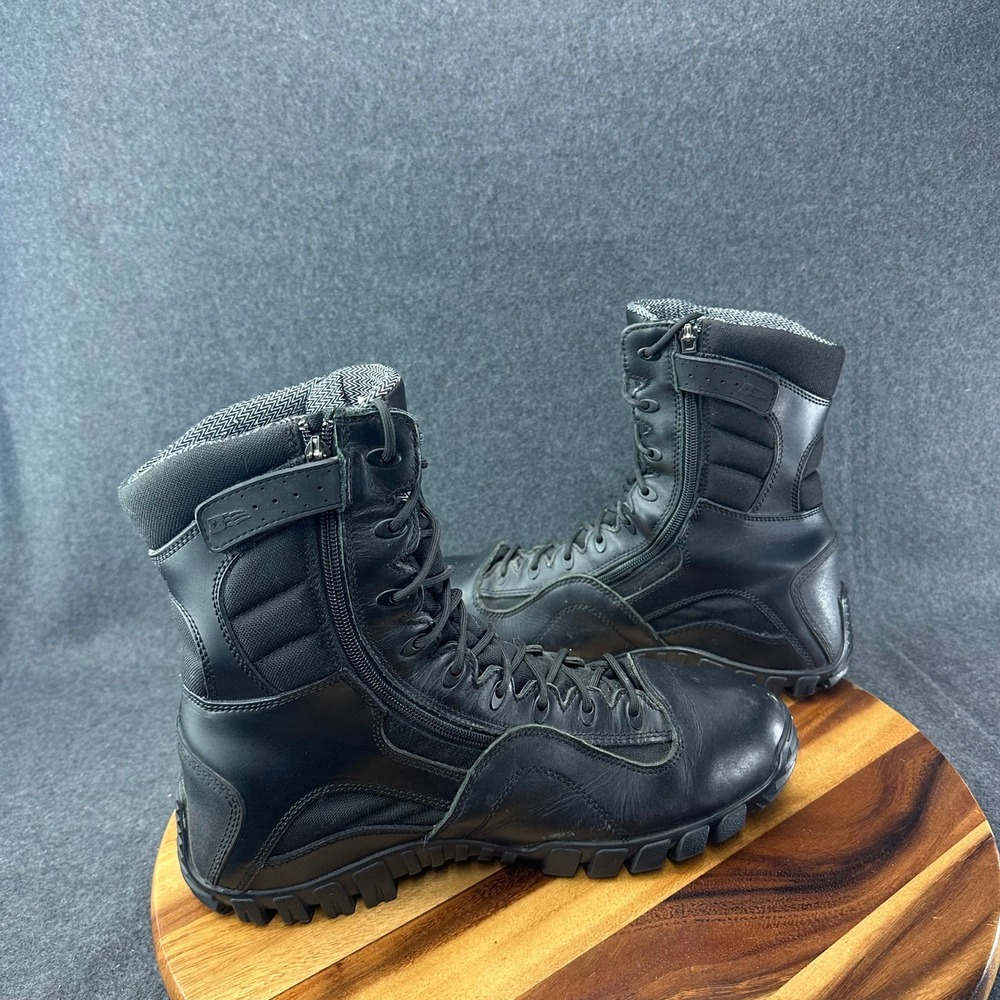 Belleville Tactical Research Khyber TR960ZWP Waterproof Zip 8" Leather Boots 12R - Picture 8 of 11